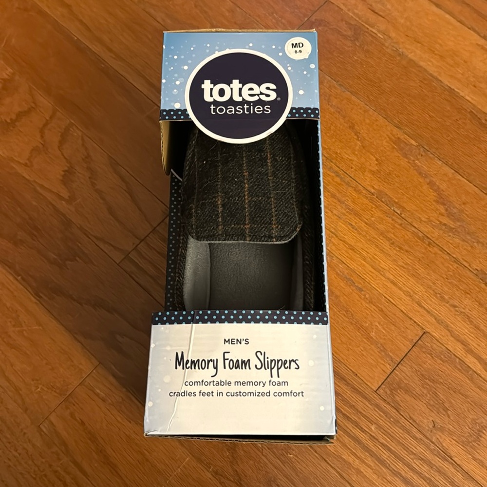 Totes toasties memory foam slippers